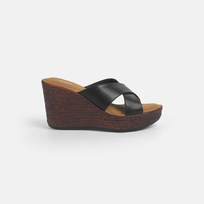 Mochi Women Black Casual Slip Ons (SKU: 34-397-11-36)