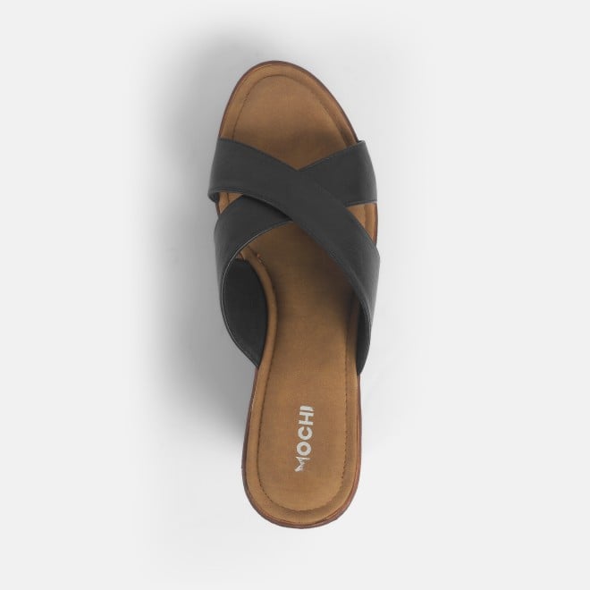 Mochi Women Black Casual Slip Ons (SKU: 34-397-11-36)