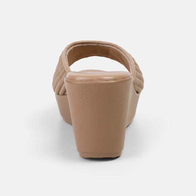 Mochi Women Brown Casual Slip Ons (SKU: 34-398-12-36)