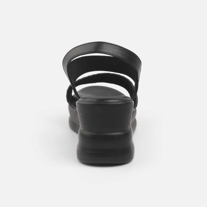 Mochi Women Black Casual Sandals (SKU: 34-399-11-36)