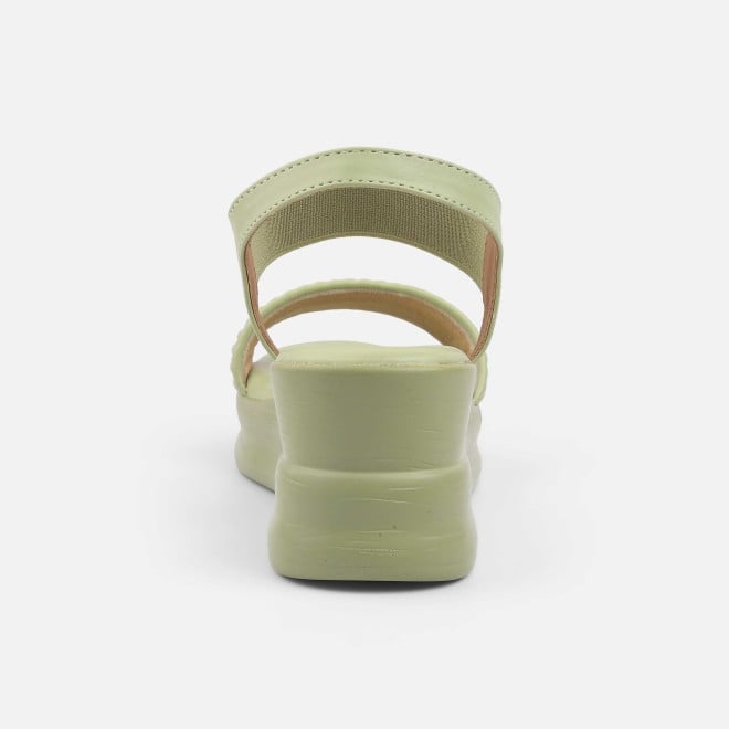 Mochi Women Green Casual Sandals (SKU: 34-399-21-36)