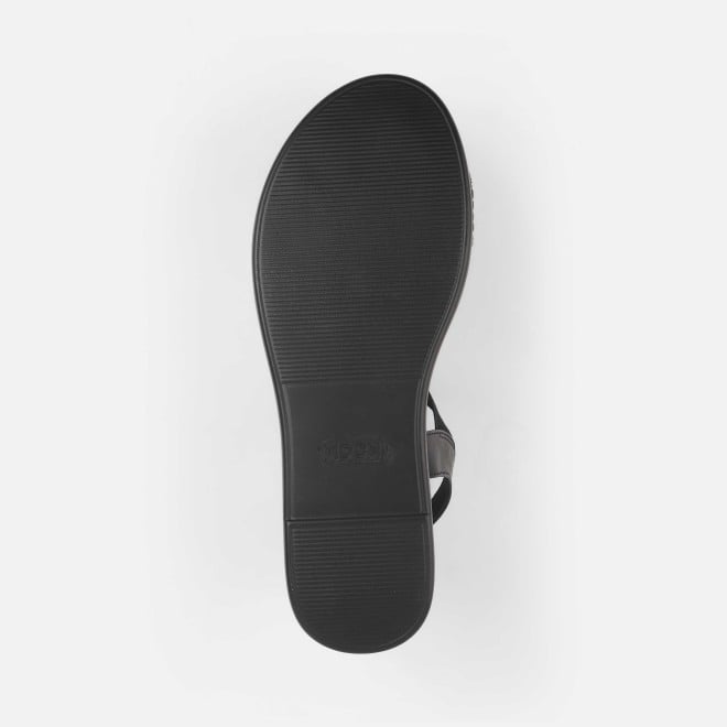 Mochi Women Black Casual Sandals (SKU: 34-399-11-36)