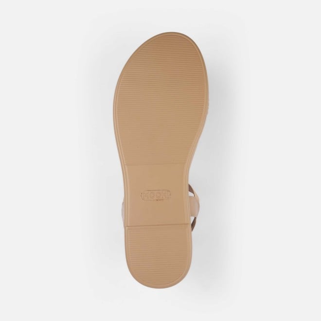 Mochi Women Brown Casual Sandals (SKU: 34-399-12-36)