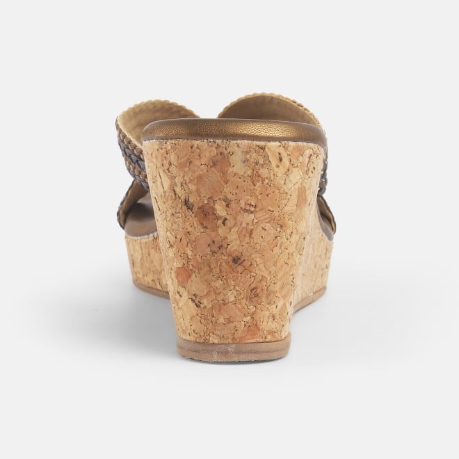 Mochi Women Antic-gold Casual Slip Ons (SKU: 34-400-28-36)