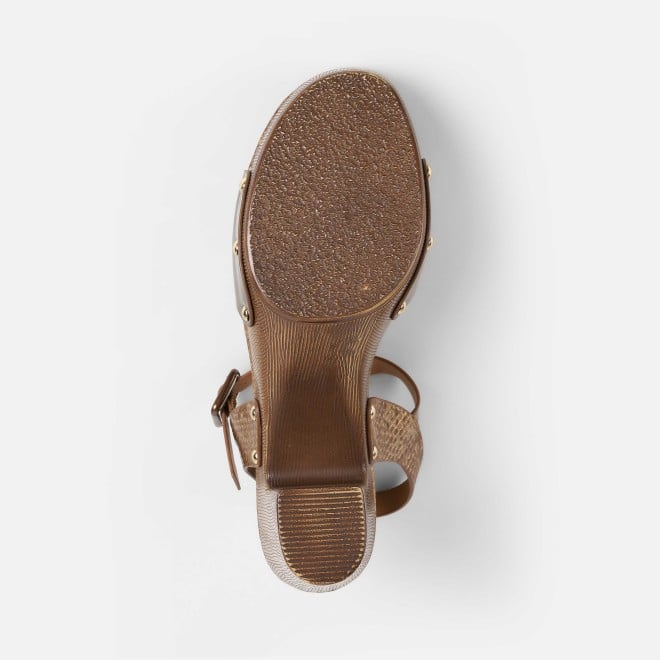 Mochi Women Antic-gold Casual Sandals (SKU: 34-413-28-36)