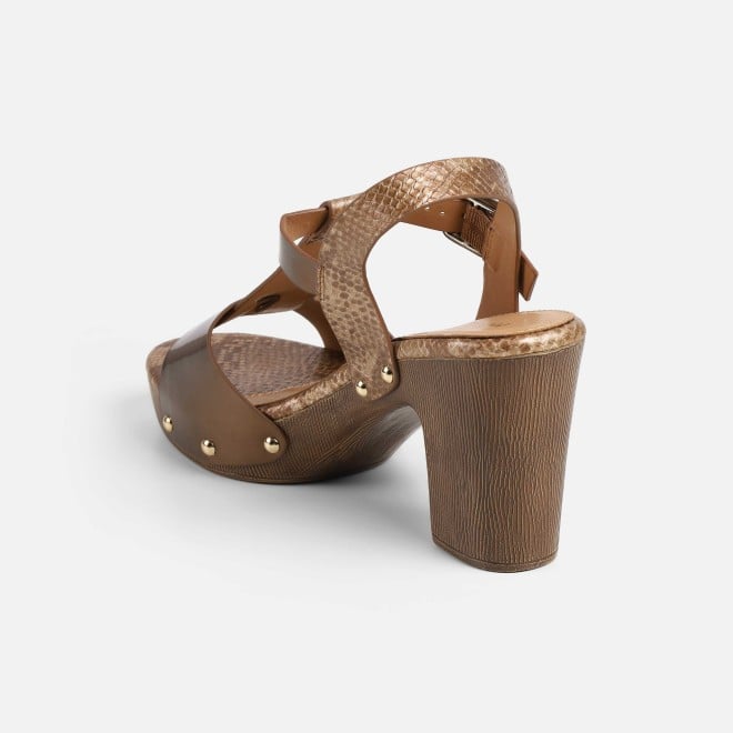 Mochi Women Antic-gold Casual Sandals (SKU: 34-413-28-36)