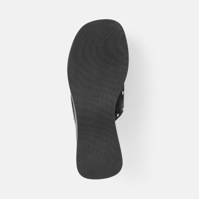 Mochi Women Black Casual Slippers (SKU: 34-416-11-36)