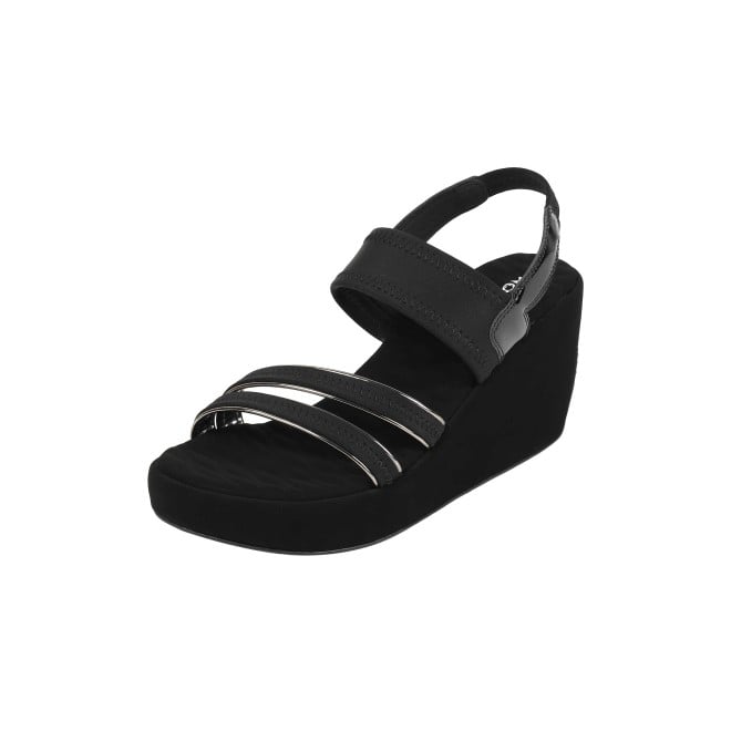 Mochi Women Black Casual Sandals (SKU: 34-417-11-36)