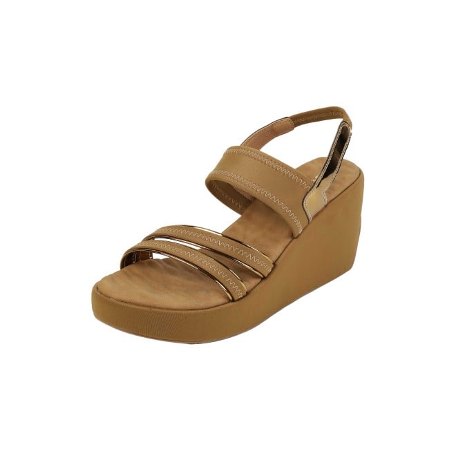 Mochi Women Antic-gold Casual Sandals (SKU: 34-417-28-36)