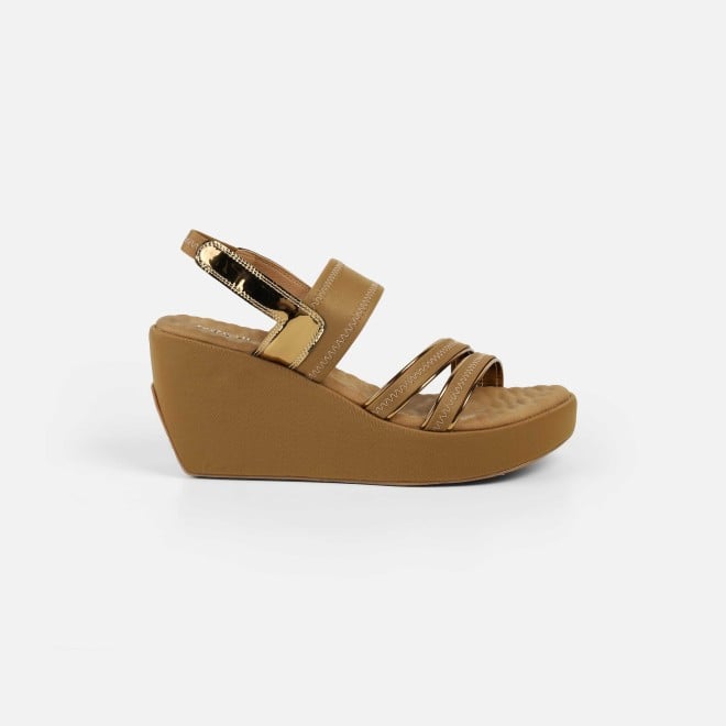 Mochi Women Antic-gold Casual Sandals (SKU: 34-417-28-36)
