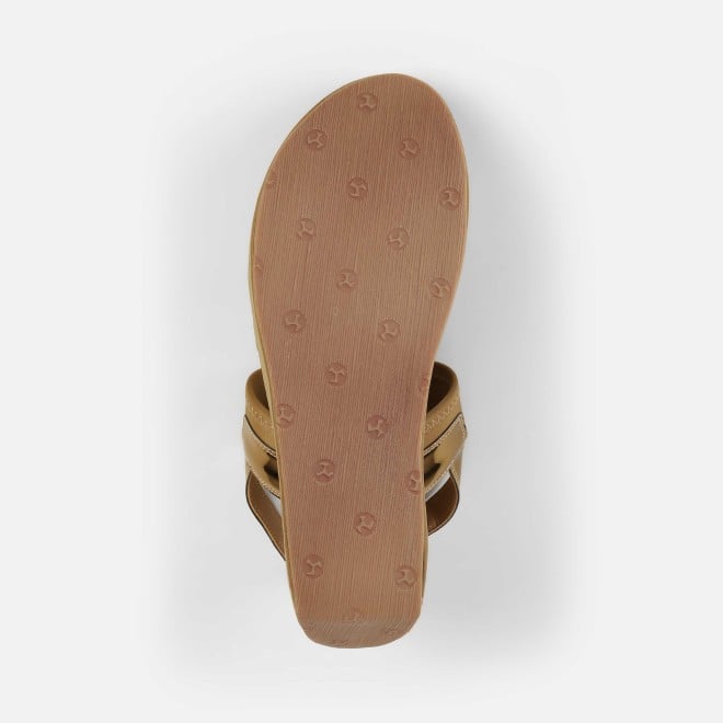 Mochi Women Antic-gold Casual Sandals (SKU: 34-417-28-36)
