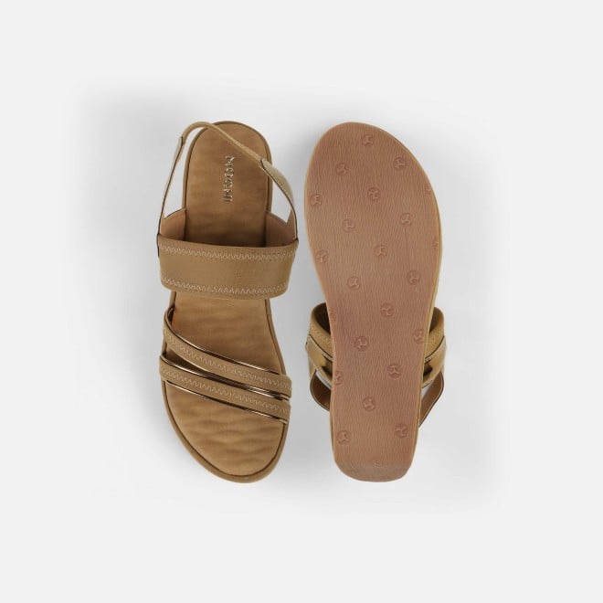 Mochi Women Antic-gold Casual Sandals (SKU: 34-417-28-36)
