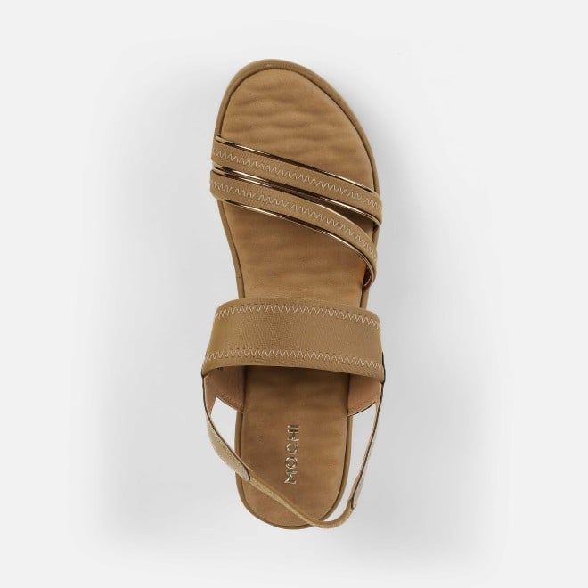 Mochi Women Antic-gold Casual Sandals (SKU: 34-417-28-36)