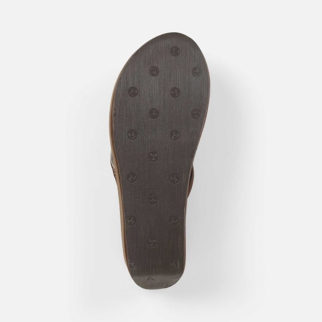 Mochi Women Brown Casual Slip Ons (SKU: 34-418-12-36)