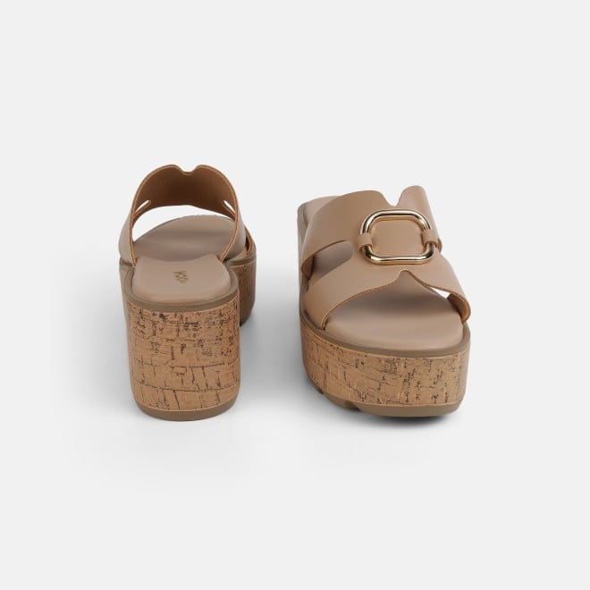 Mochi Women Beige Casual Slip Ons (SKU: 34-420-20-35)