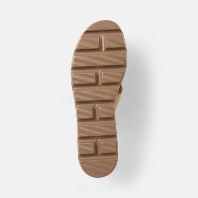 Mochi Women Beige Casual Slip Ons (SKU: 34-420-20-35)