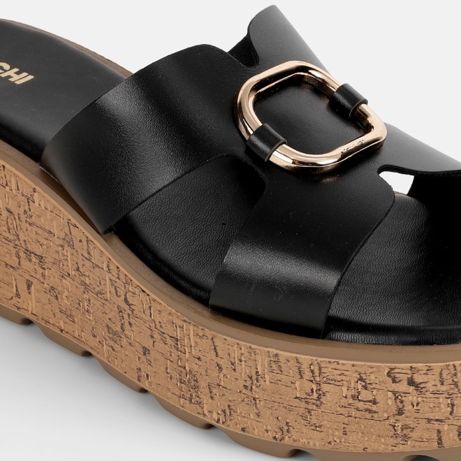 Mochi Women Black Casual Slip Ons (SKU: 34-420-11-35)