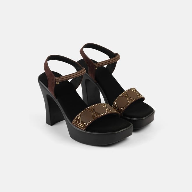 Mochi Women Brown Casual Sandals (SKU: 34-422-12-36)