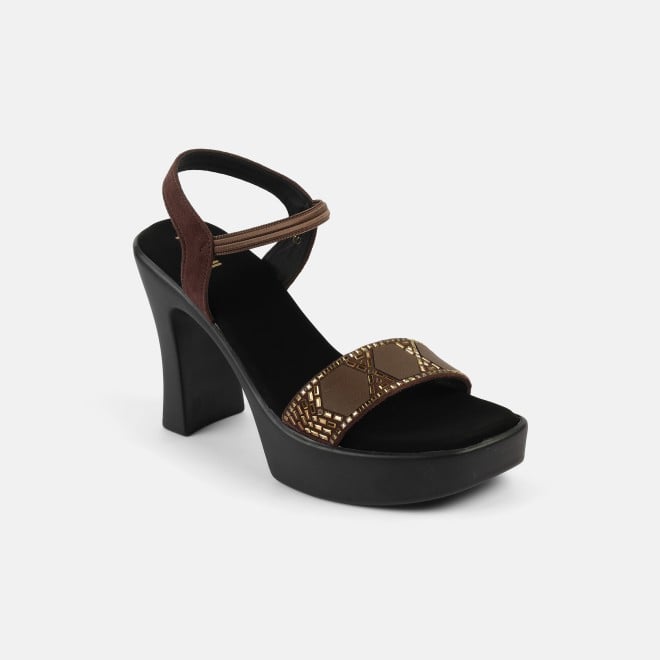 Mochi Women Brown Casual Sandals (SKU: 34-422-12-36)