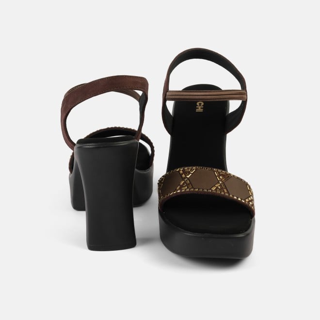Mochi Women Brown Casual Sandals (SKU: 34-422-12-36)