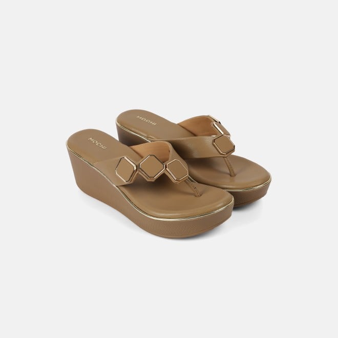 Mochi Women Rose-wood Casual Slippers (SKU: 34-425-9-36)