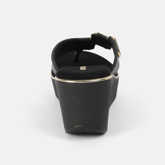 Mochi Women Black Casual Slippers (SKU: 34-425-11-36)