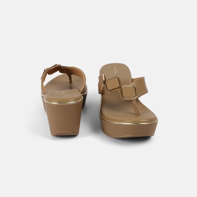 Mochi Women Rose-wood Casual Slippers (SKU: 34-425-9-36)