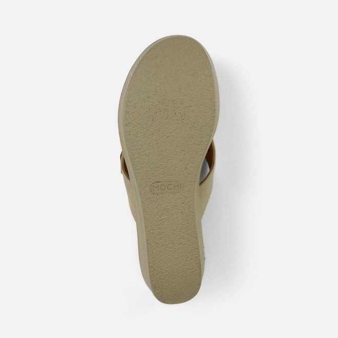 Mochi Women Green Casual Slippers (SKU: 34-425-21-36)