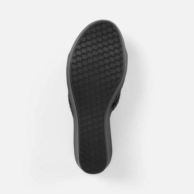 Mochi Women Black Casual Slip Ons (SKU: 34-428-11-36)