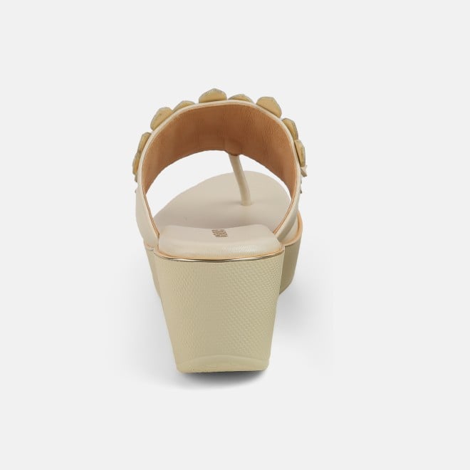 Mochi Women Beige Casual Slip Ons (SKU: 34-435-20-35)