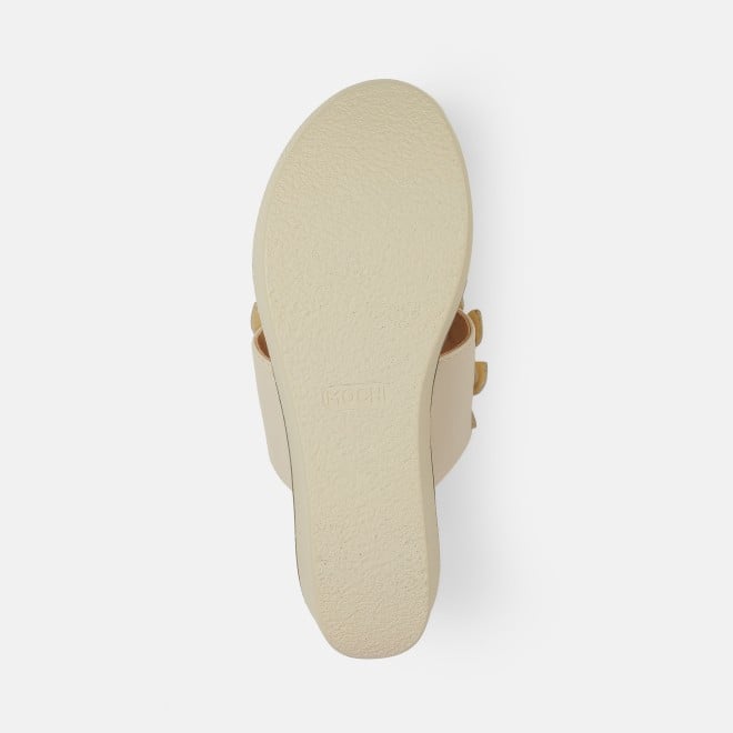 Mochi Women Beige Casual Slip Ons (SKU: 34-435-20-35)