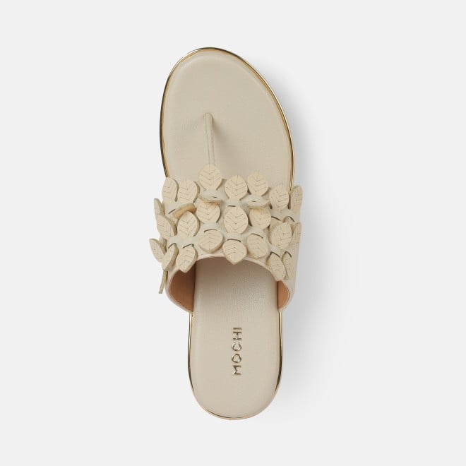 Mochi Women Beige Casual Slip Ons (SKU: 34-435-20-35)