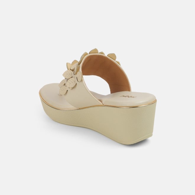 Mochi Women Beige Casual Slip Ons (SKU: 34-435-20-35)