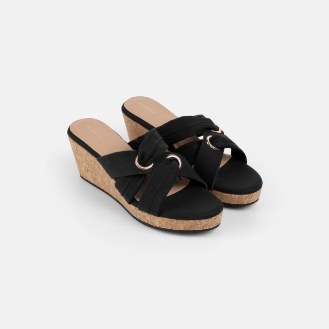Mochi Women Black Casual Slip Ons (SKU: 34-438-11-36)
