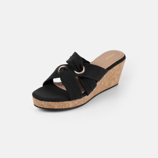 Mochi Women Black Casual Slip Ons (SKU: 34-438-11-36)