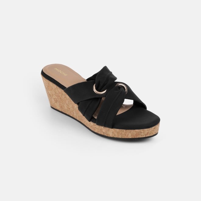 Mochi Women Black Casual Slip Ons (SKU: 34-438-11-36)