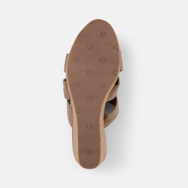 Mochi Women Beige Casual Slip Ons (SKU: 34-438-20-36)