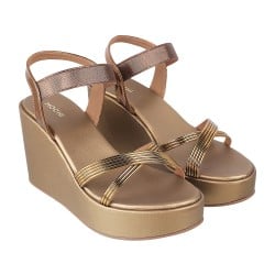 Women Antique-Gold Party Sandals