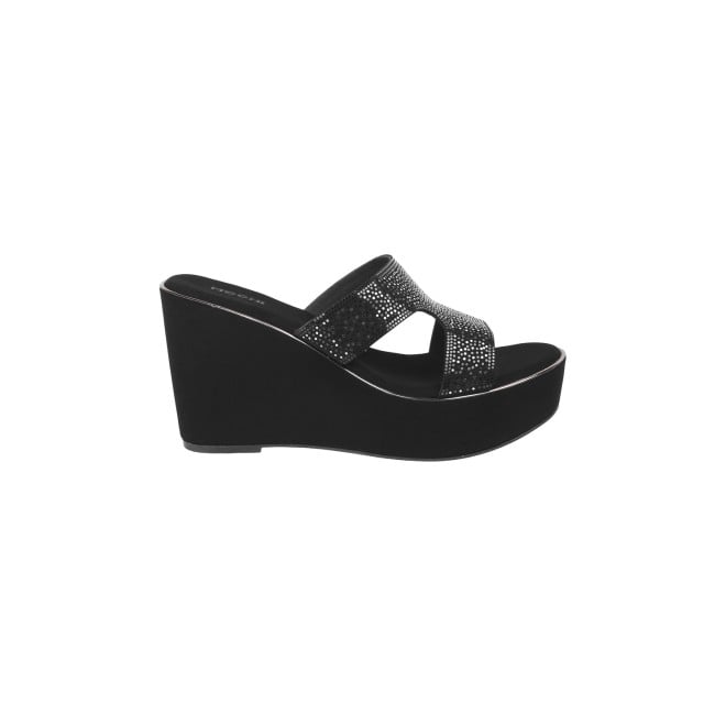 Mochi Women Black Casual Slip Ons (SKU: 34-53-11-37)