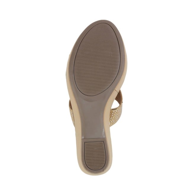 Mochi Women Beige Casual Slip Ons (SKU: 34-53-20-37)