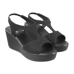 Women Black Casual Sandals