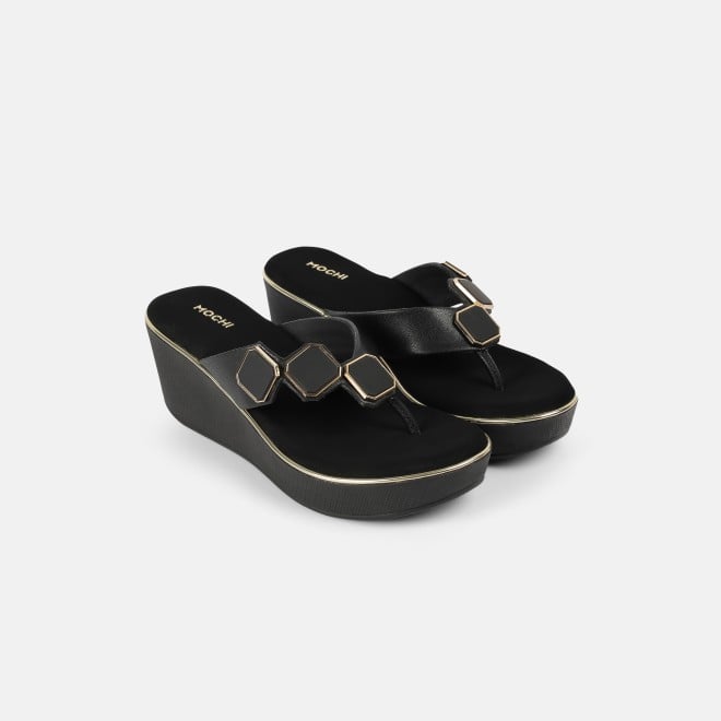 Mochi Women Black Casual Slippers (SKU: 34-800425-11-36)