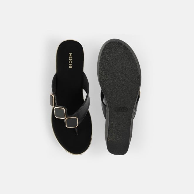 Mochi Women Black Casual Slippers (SKU: 34-800425-11-36)