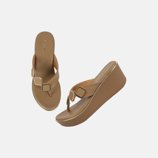 Mochi Women Rose-wood Casual Slippers (SKU: 34-800425-9-36)