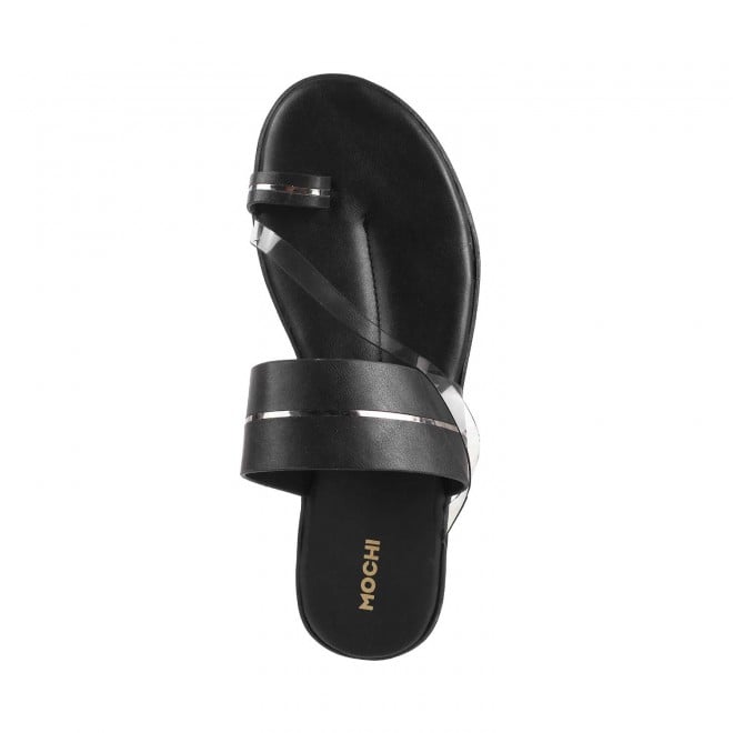 Mochi Women Black Casual Sandals (SKU: 34-81-11-38)
