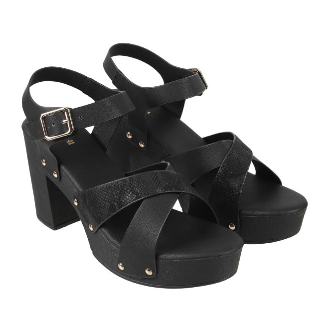 Mochi Women Black Casual Sandals (SKU: 34-900224-11-36)