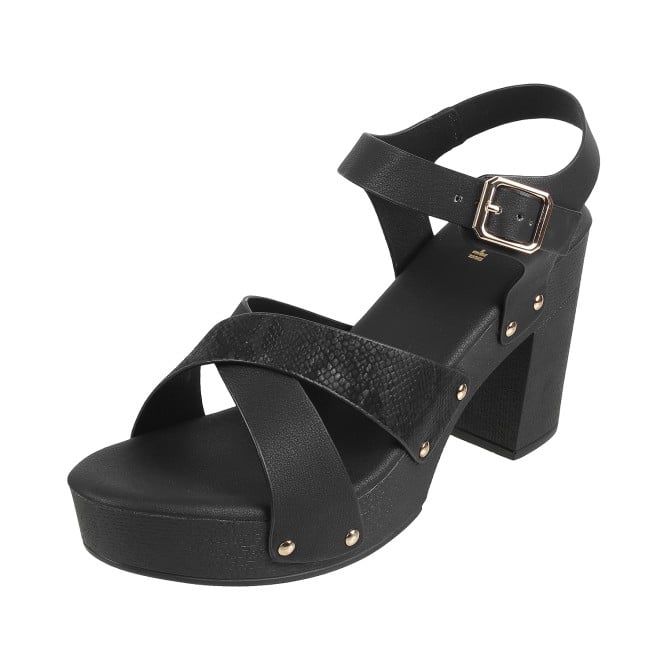 Mochi Women Black Casual Sandals (SKU: 34-900224-11-36)