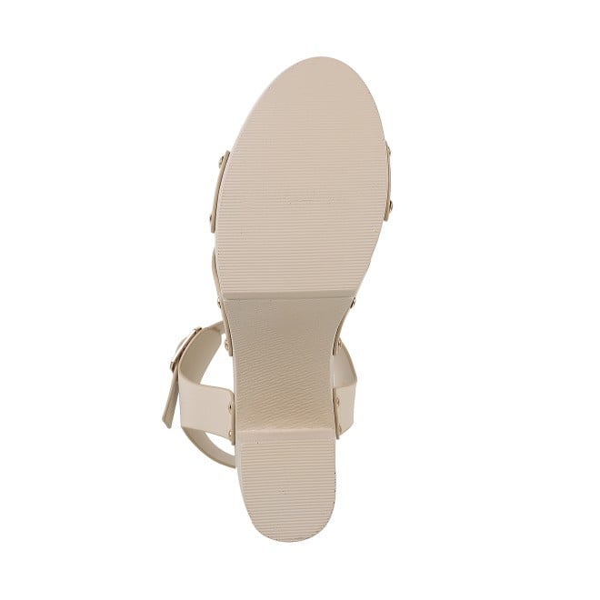 Mochi Women Beige Casual Sandals (SKU: 34-900224-20-41)