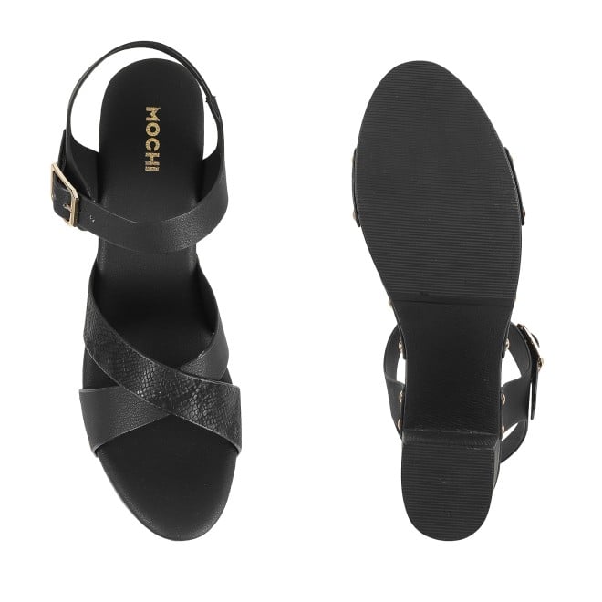 Mochi Women Black Casual Sandals (SKU: 34-900224-11-36)