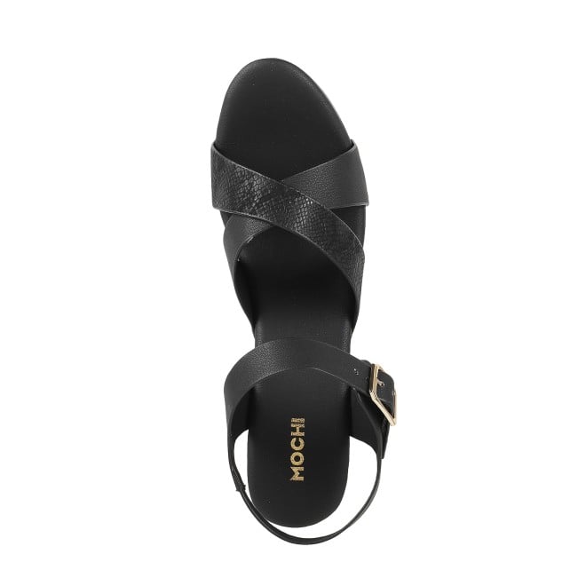 Mochi Women Black Casual Sandals (SKU: 34-900224-11-36)